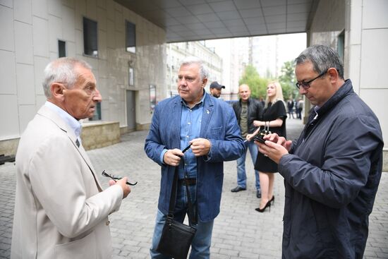 Meeting of Oleg Tabakov Theater company prior to new theater season
