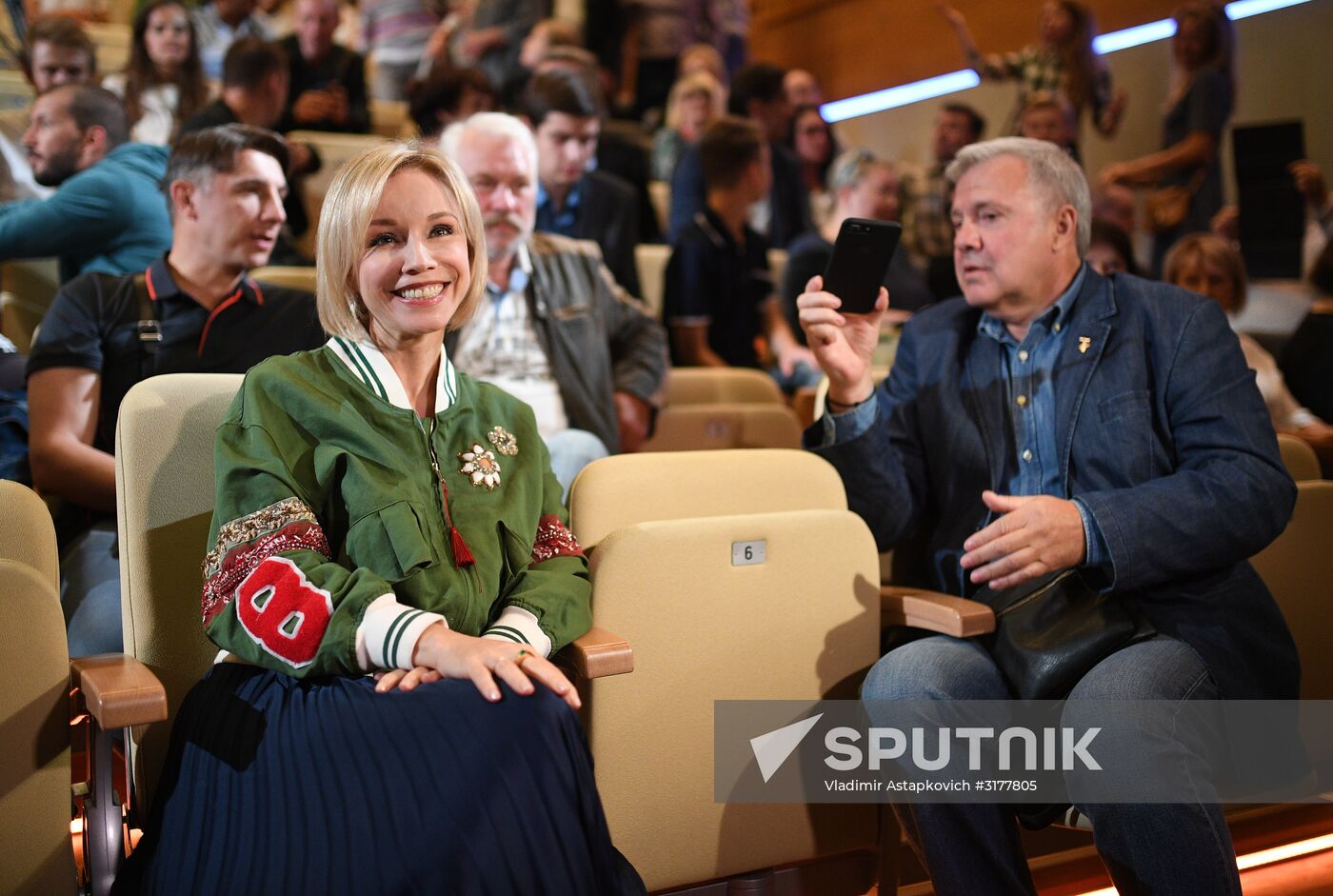 Meeting of Oleg Tabakov Theater company prior to new theater season