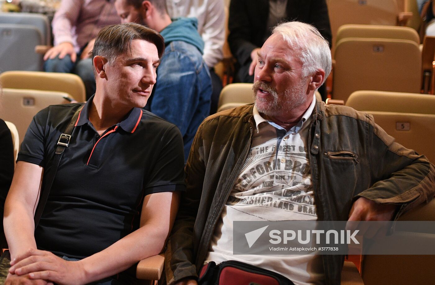 Meeting of Oleg Tabakov Theater company prior to new theater season