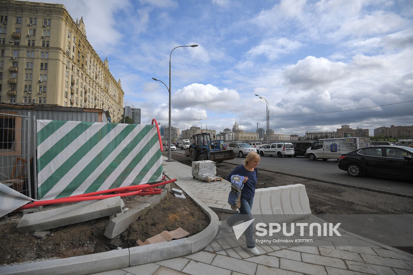 Streets undergo reconstruction in Moscow