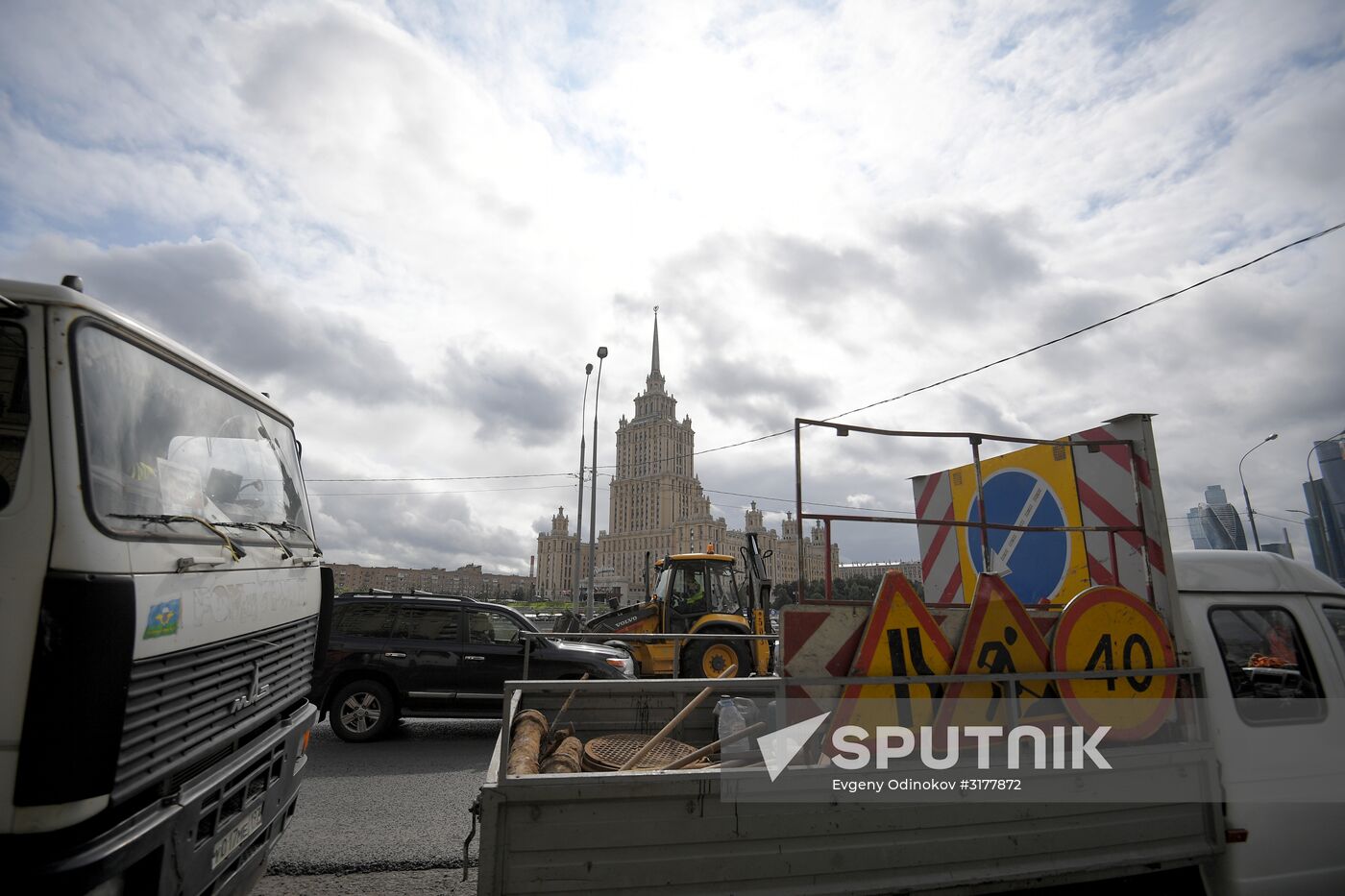 Streets undergo reconstruction in Moscow