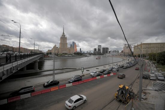 Streets undergo reconstruction in Moscow
