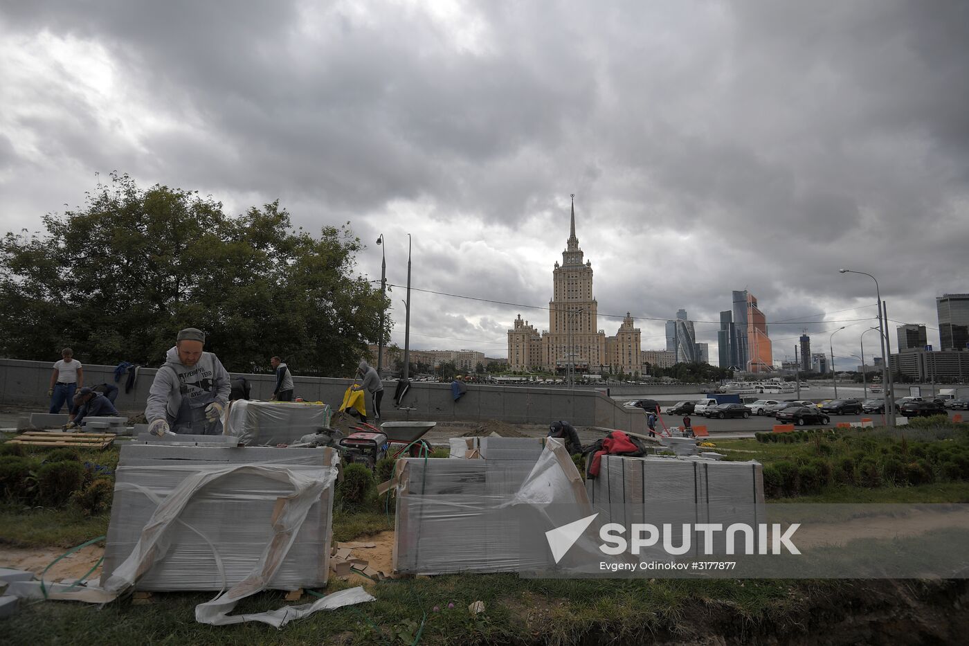 Streets undergo reconstruction in Moscow