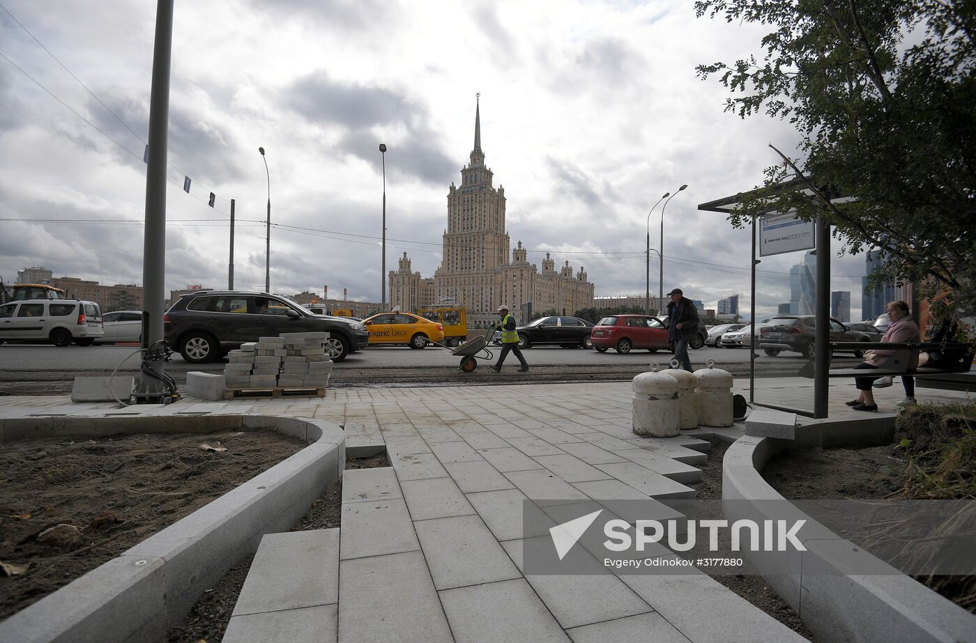 Streets undergo reconstruction in Moscow