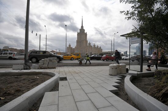 Streets undergo reconstruction in Moscow