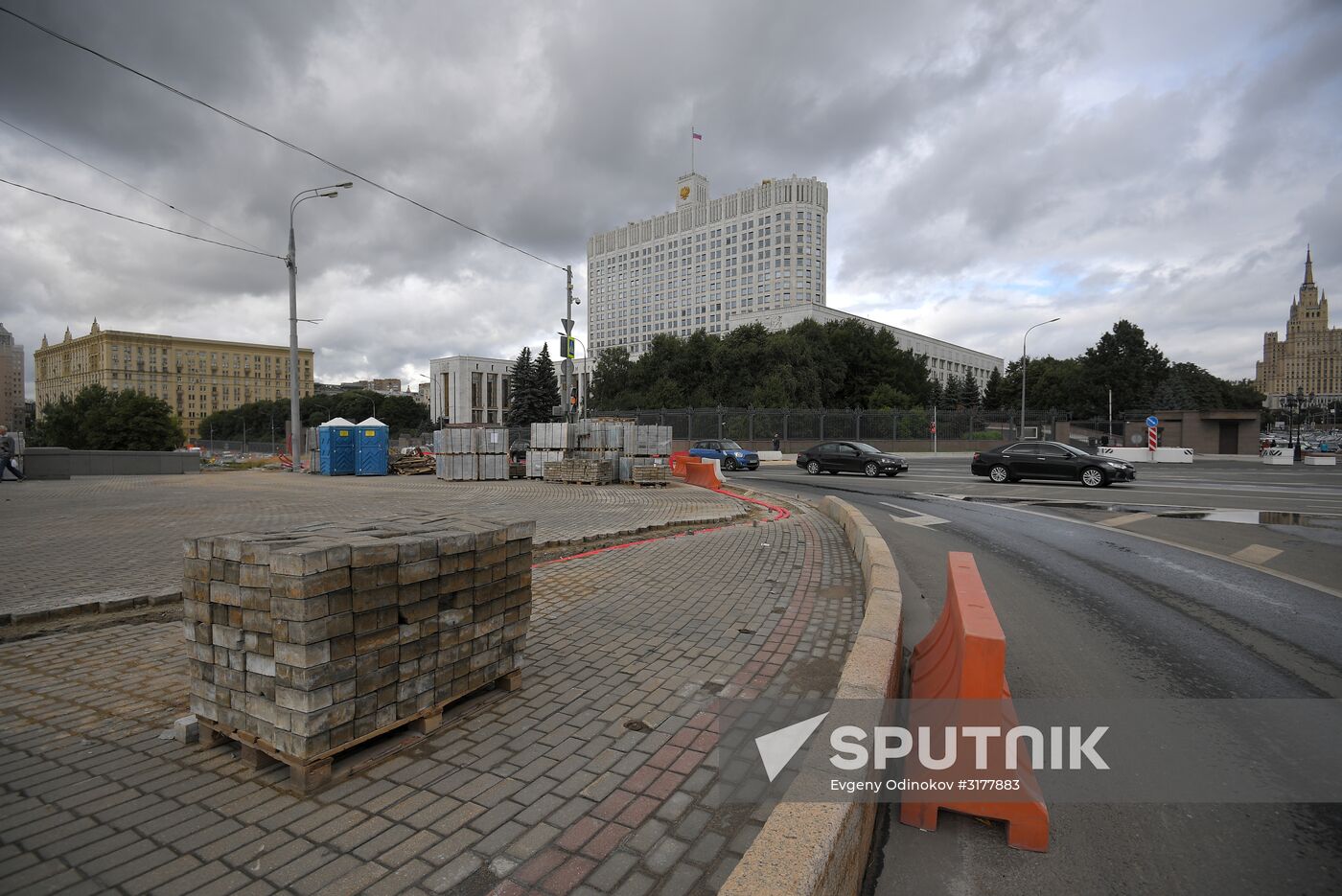 Streets undergo reconstruction in Moscow