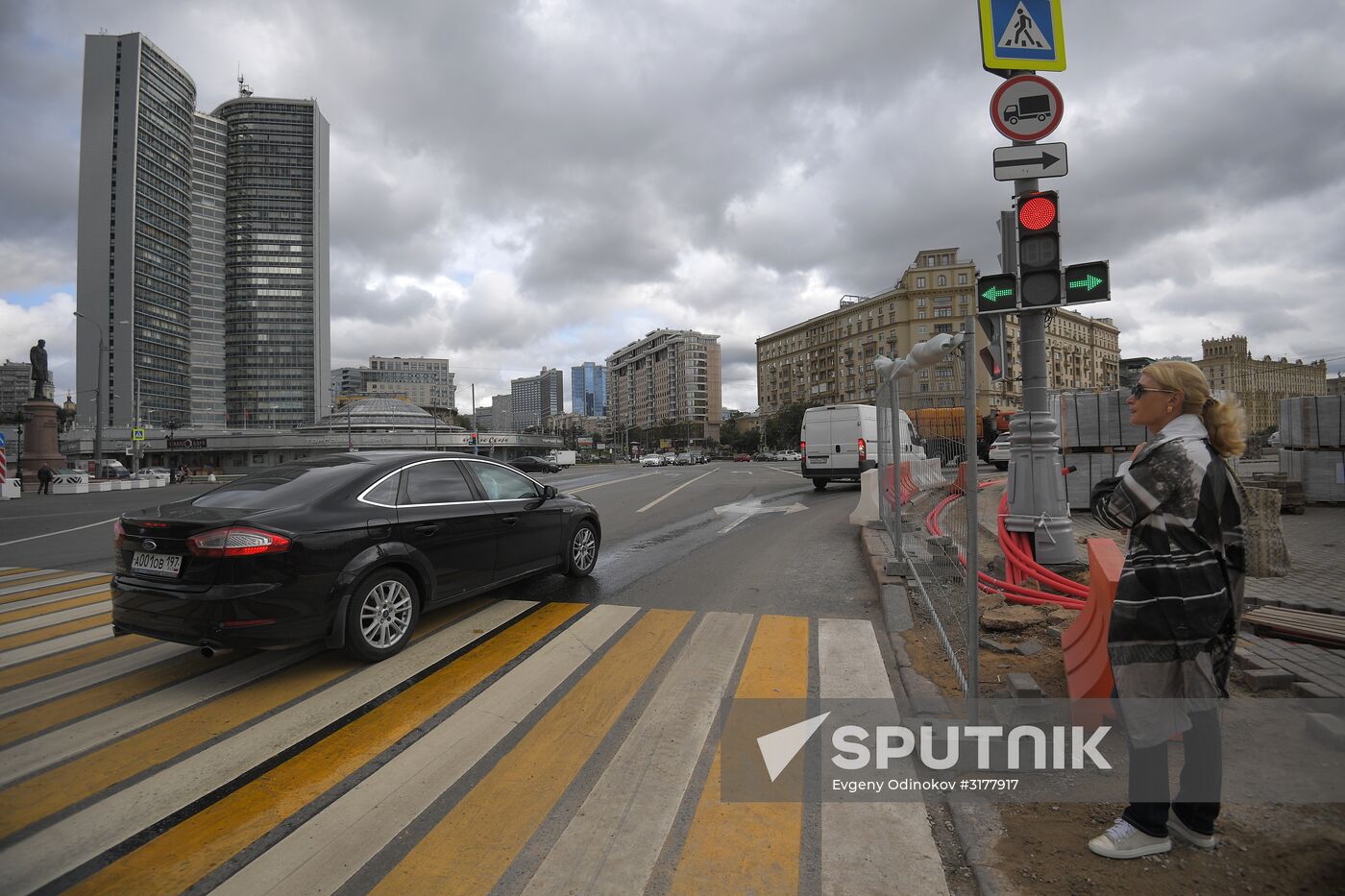 Streets undergo reconstruction in Moscow