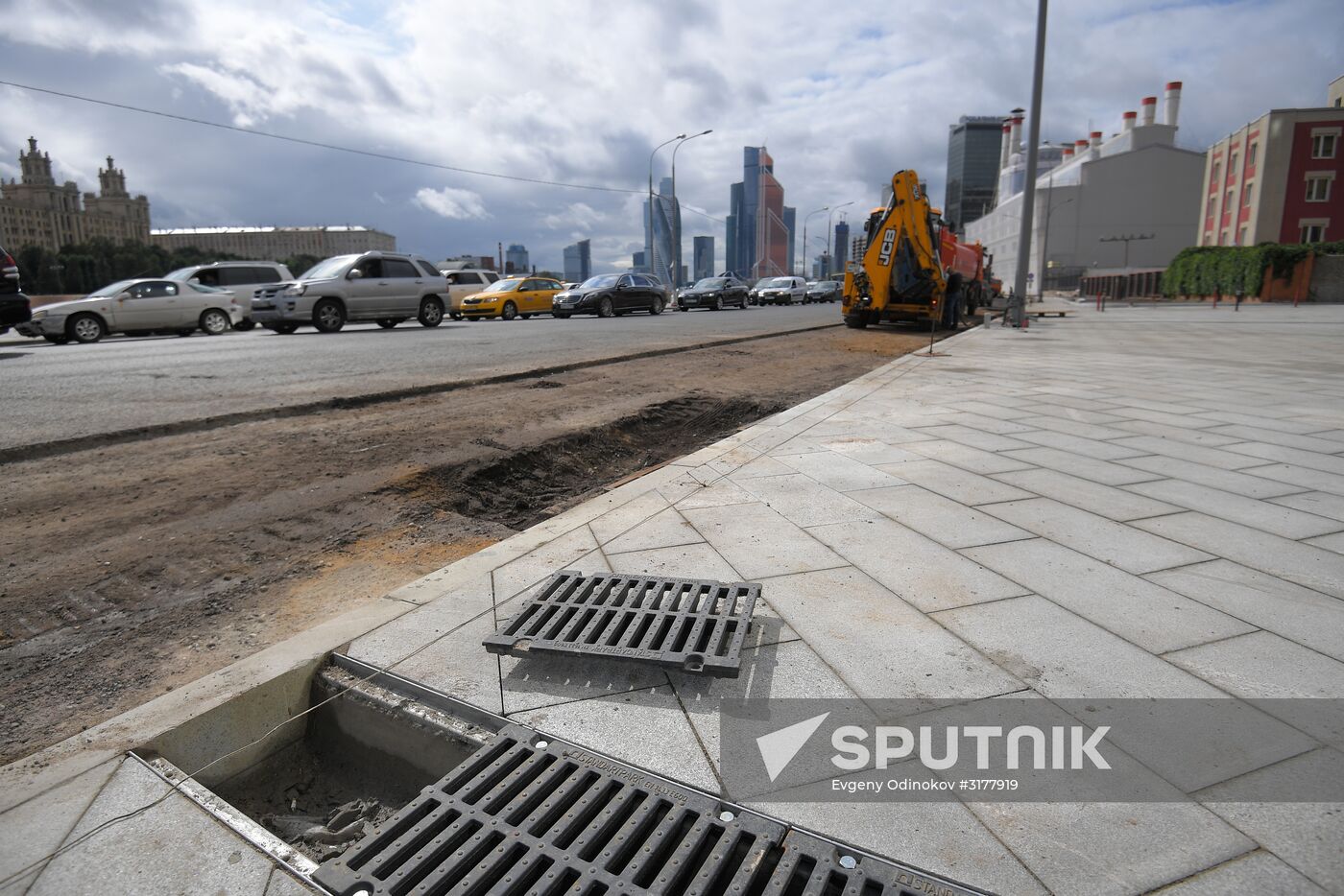 Streets undergo reconstruction in Moscow