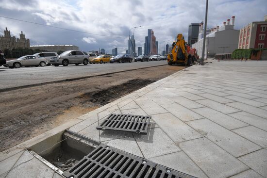 Streets undergo reconstruction in Moscow