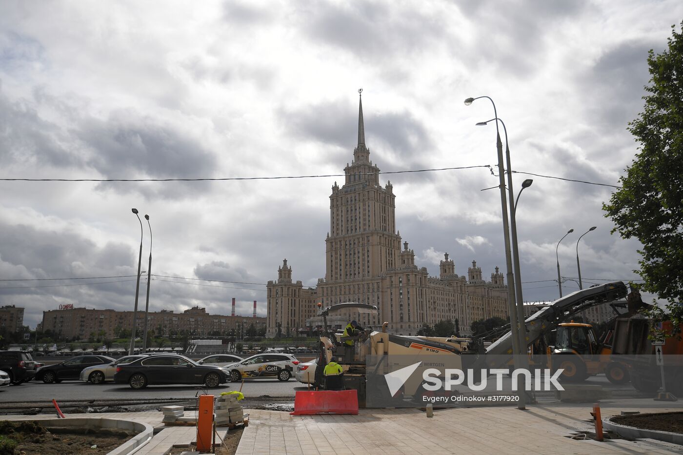 Streets undergo reconstruction in Moscow