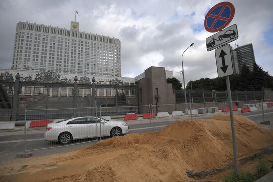 Streets undergo reconstruction in Moscow