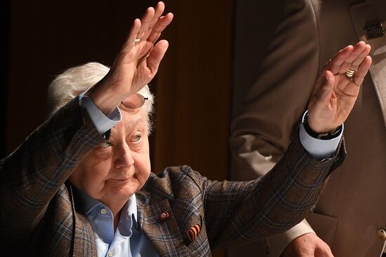 Meeting of Oleg Tabakov Theater company prior to new theater season