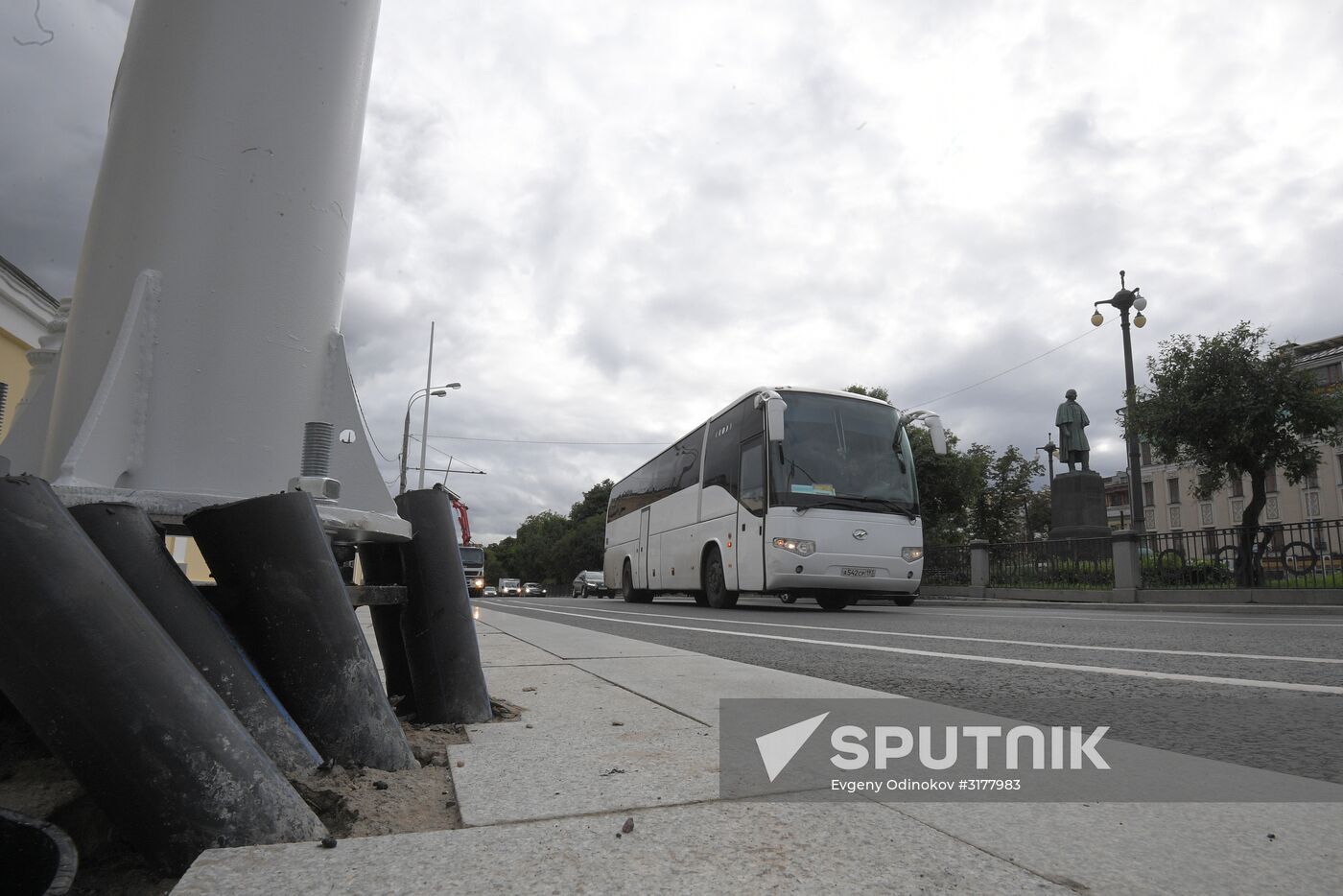 Streets undergo reconstruction in Moscow