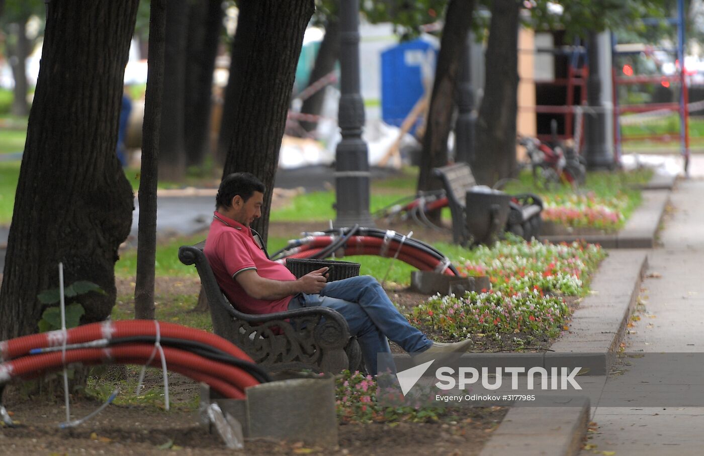 Streets undergo reconstruction in Moscow