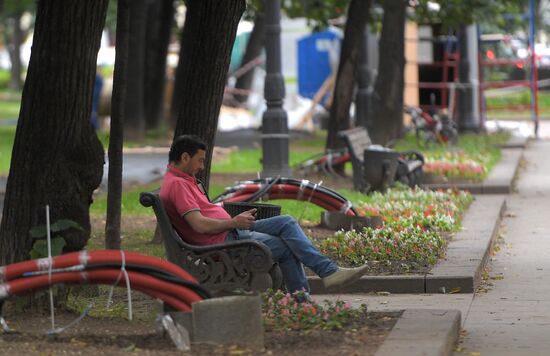 Streets undergo reconstruction in Moscow