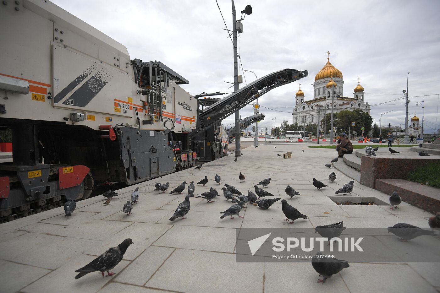 Streets undergo reconstruction in Moscow