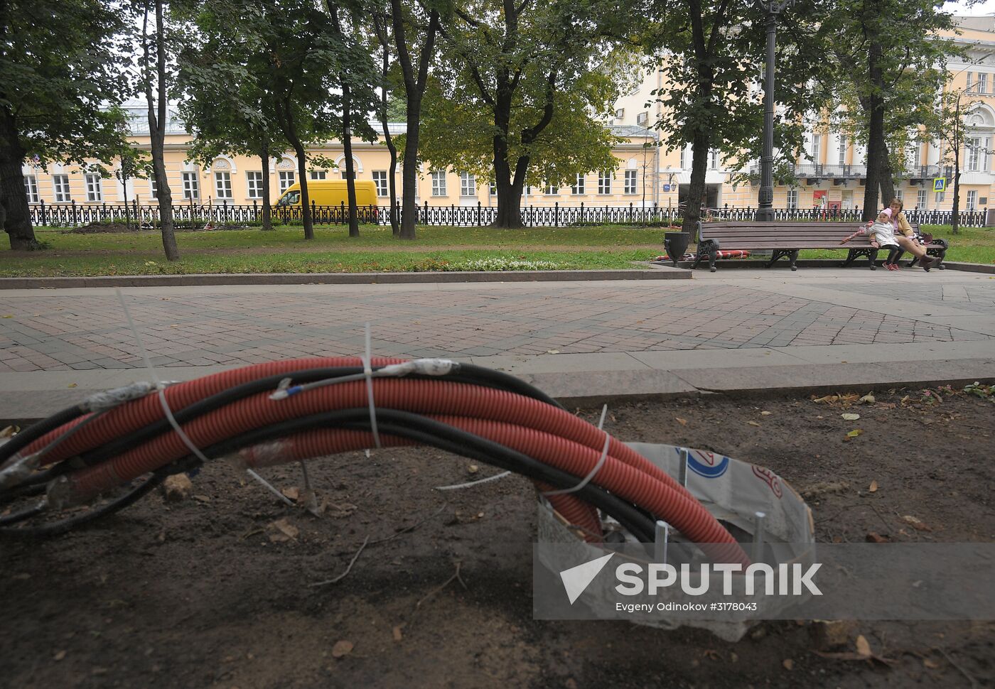 Streets undergo reconstruction in Moscow