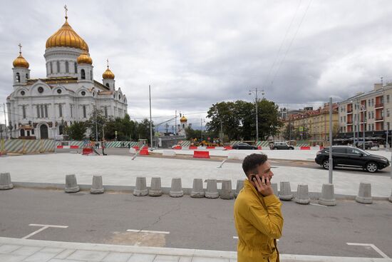 Streets undergo reconstruction in Moscow