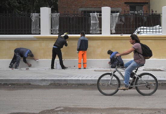 Streets undergo reconstruction in Moscow