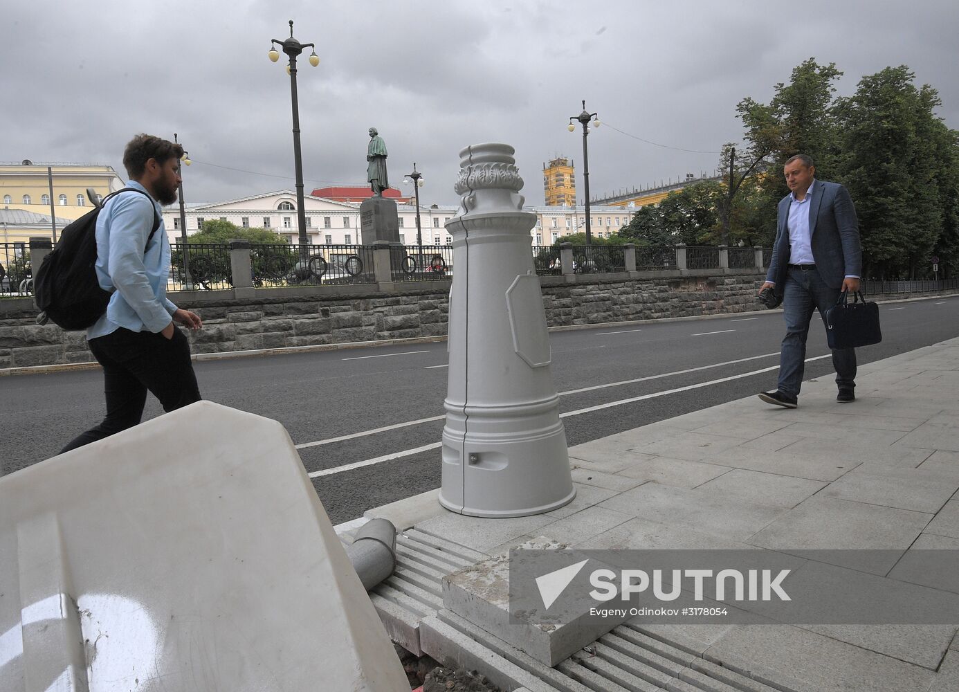 Streets undergo reconstruction in Moscow