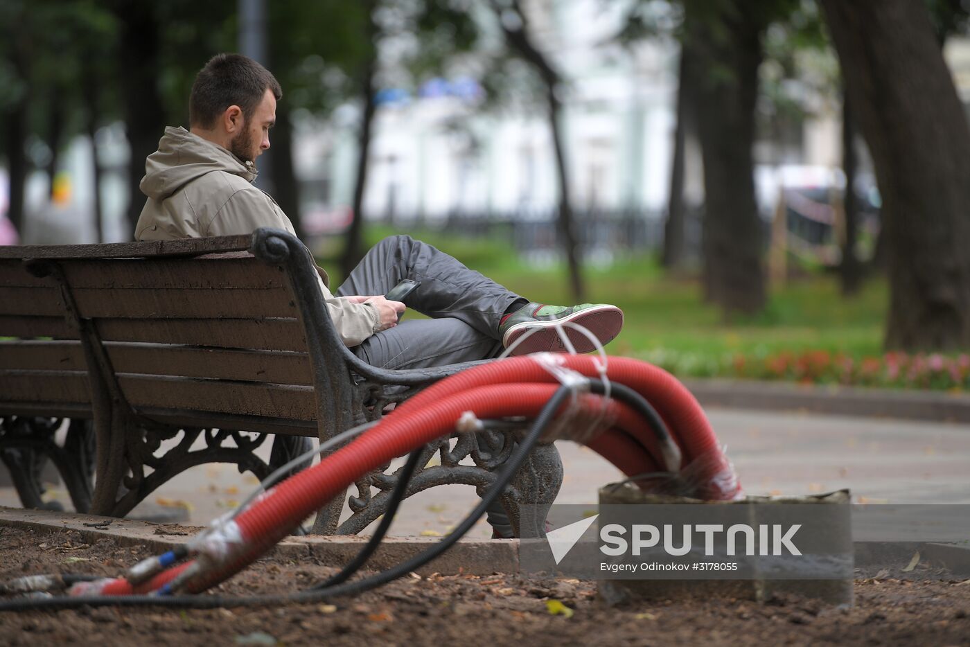 Streets undergo reconstruction in Moscow