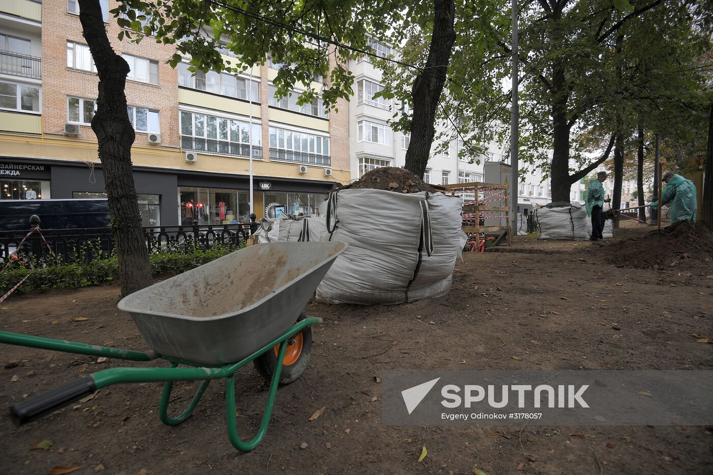 Streets undergo reconstruction in Moscow