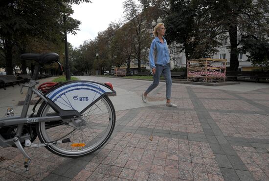 Streets undergo reconstruction in Moscow
