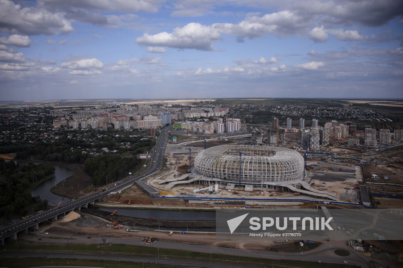 Construction of Mordovia Arena