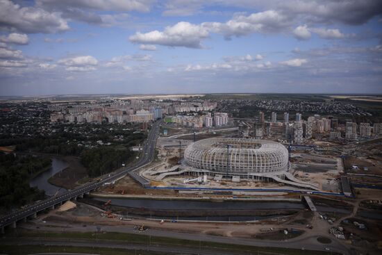 Construction of Mordovia Arena