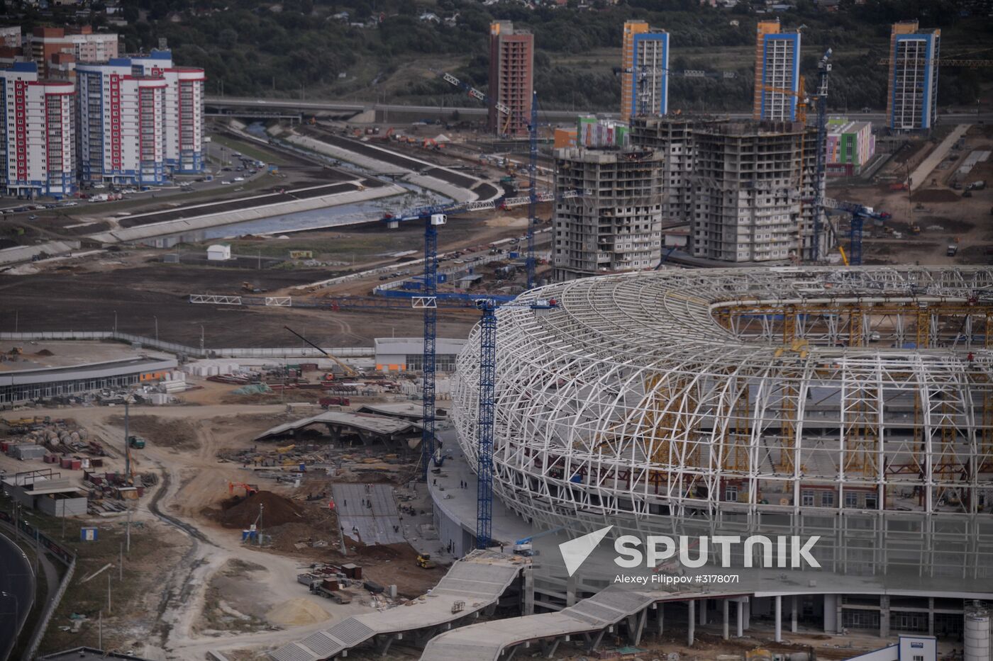 Construction of Mordovia Arena