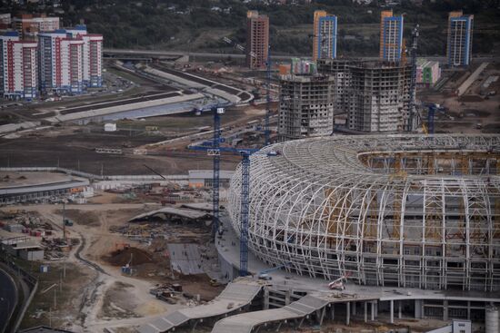 Construction of Mordovia Arena