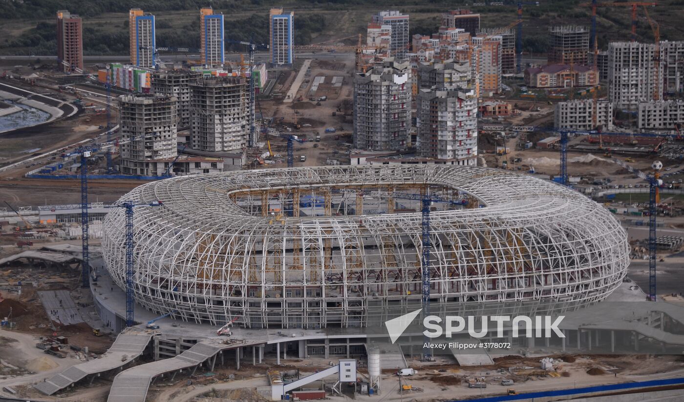 Construction of Mordovia Arena