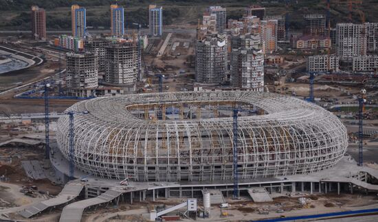 Construction of Mordovia Arena