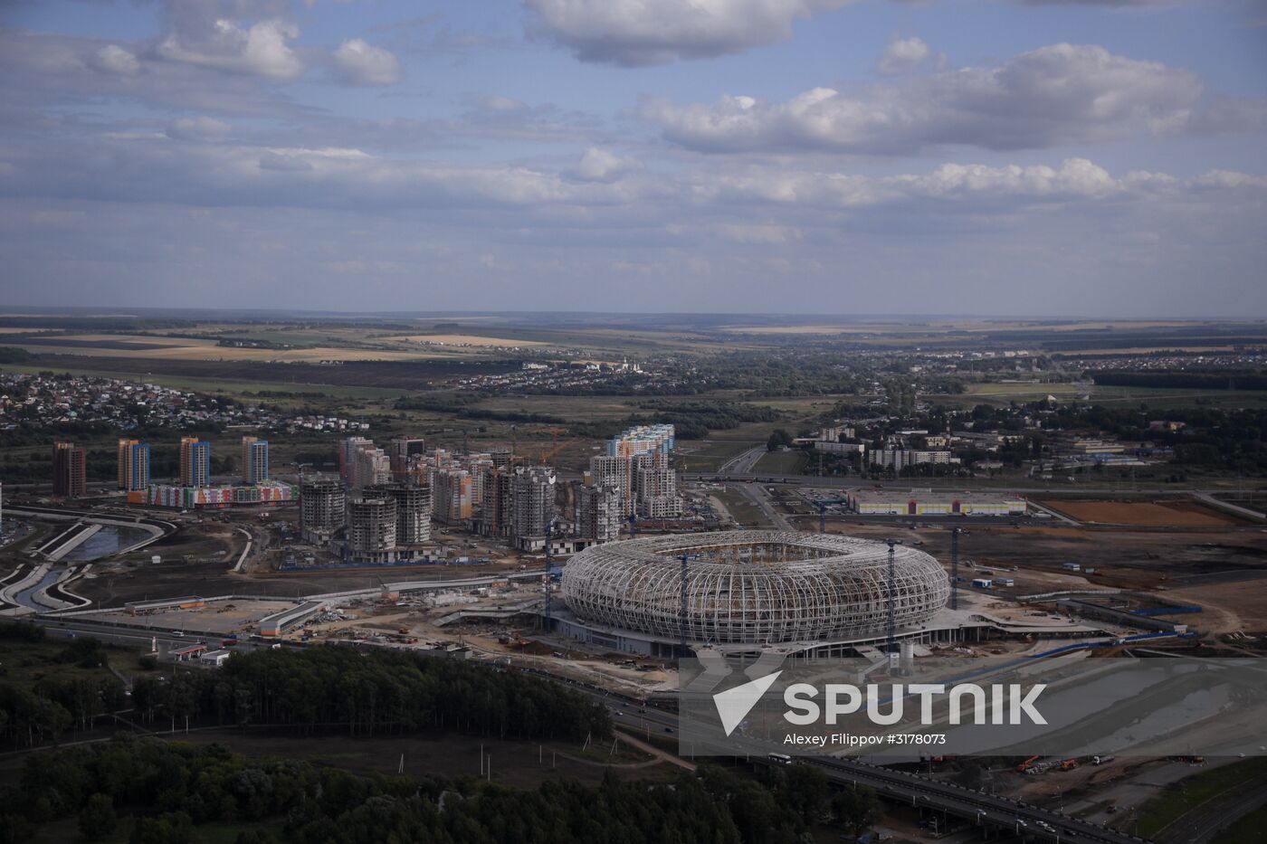 Construction of Mordovia Arena