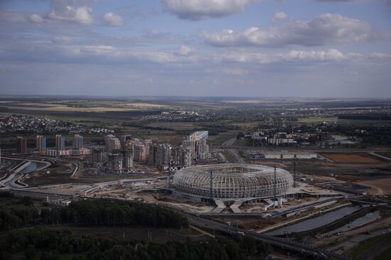 Construction of Mordovia Arena
