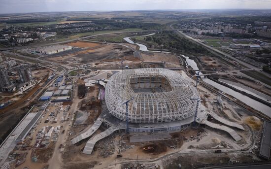 Construction of Mordovia Arena