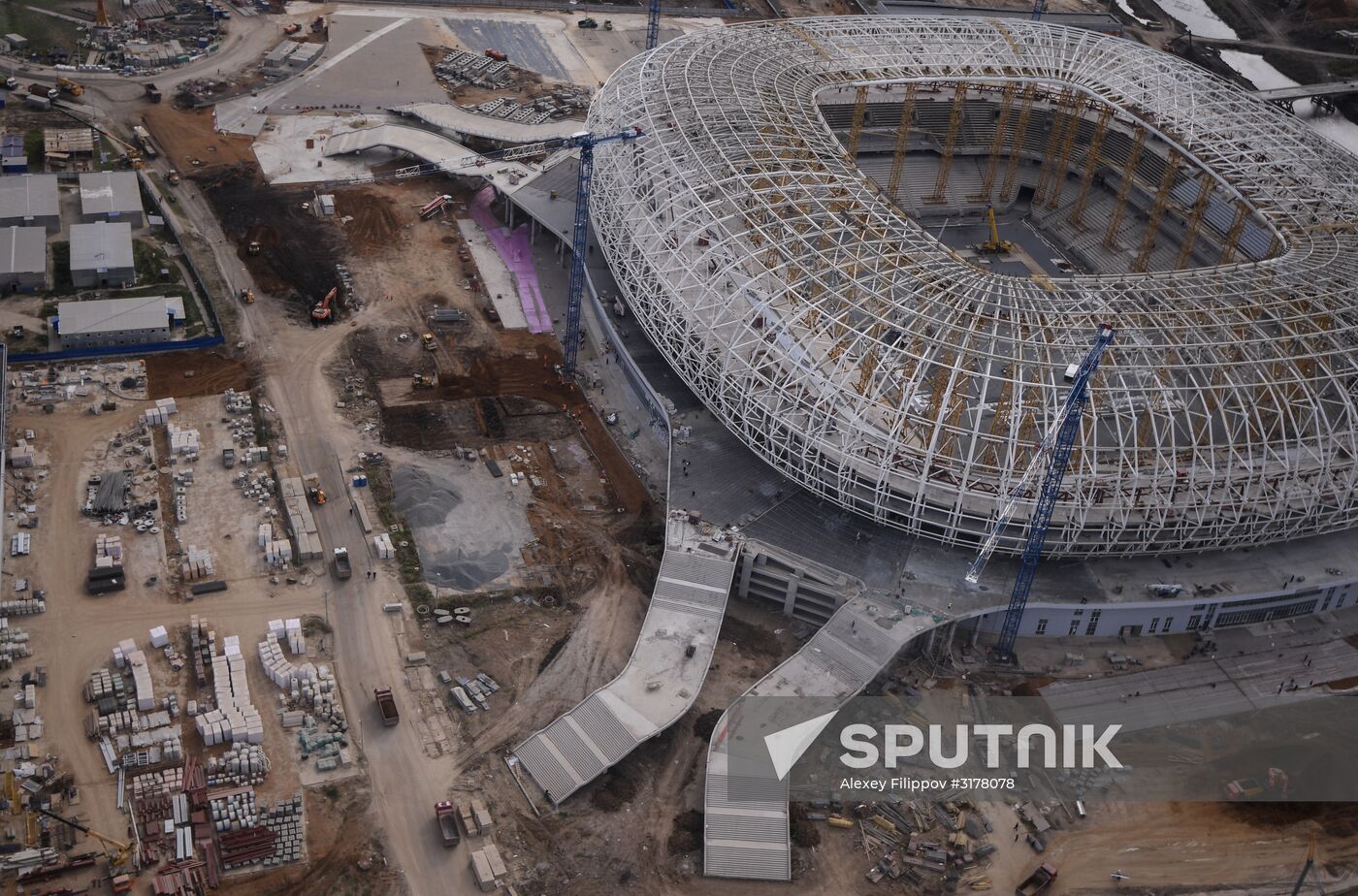 Construction of Mordovia Arena