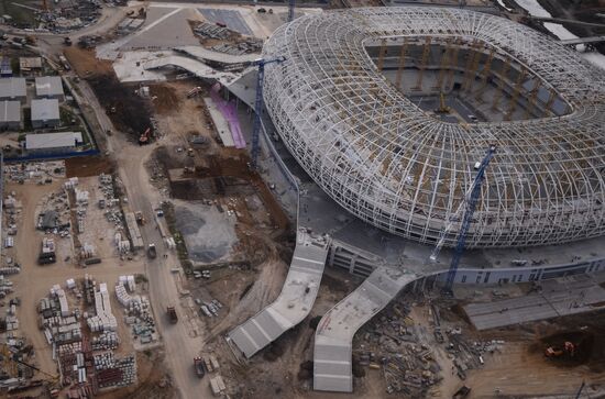 Construction of Mordovia Arena