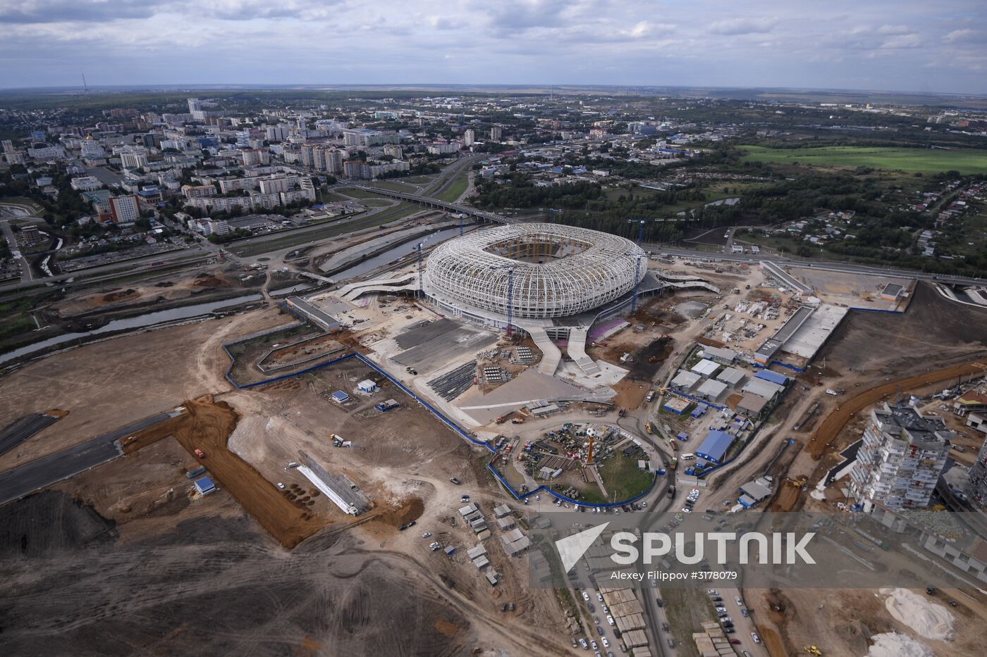 Construction of Mordovia Arena
