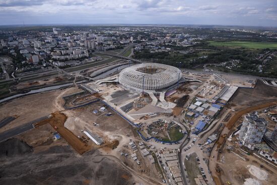 Construction of Mordovia Arena