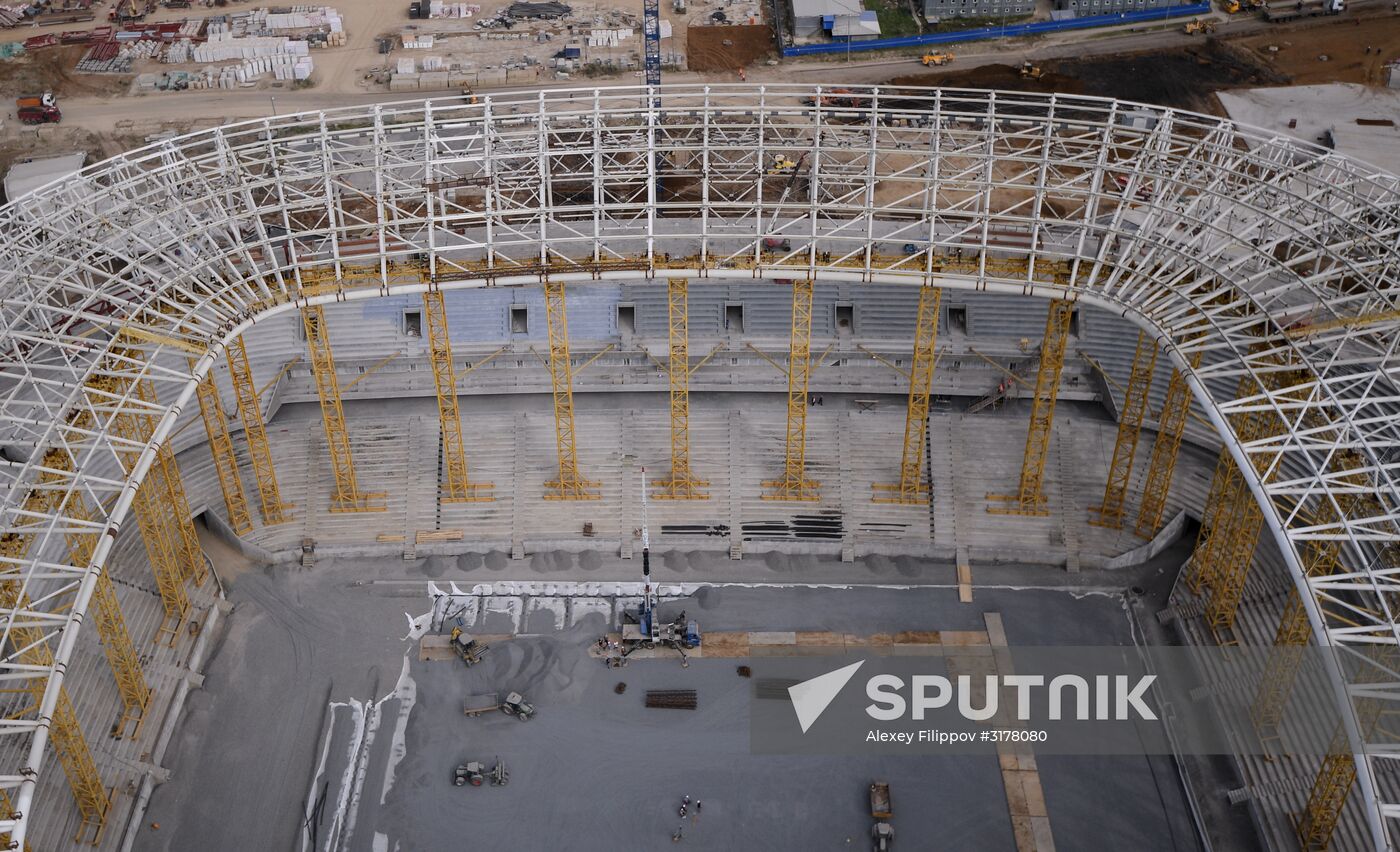 Construction of Mordovia Arena