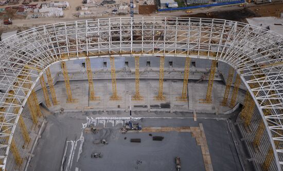 Construction of Mordovia Arena