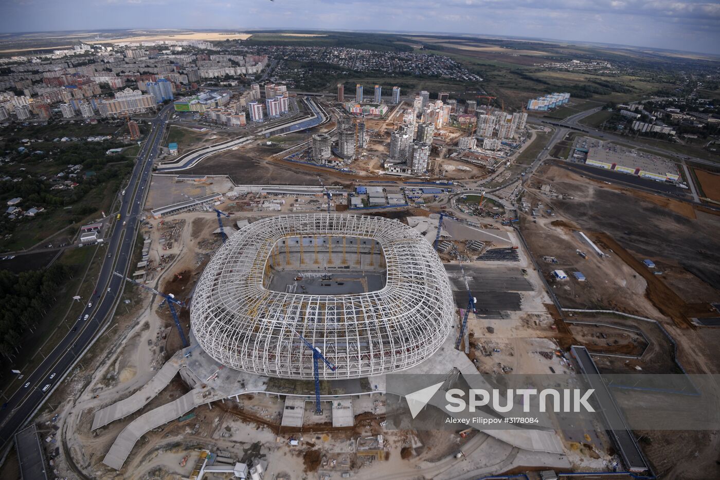 Construction of Mordovia Arena