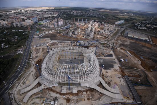 Construction of Mordovia Arena