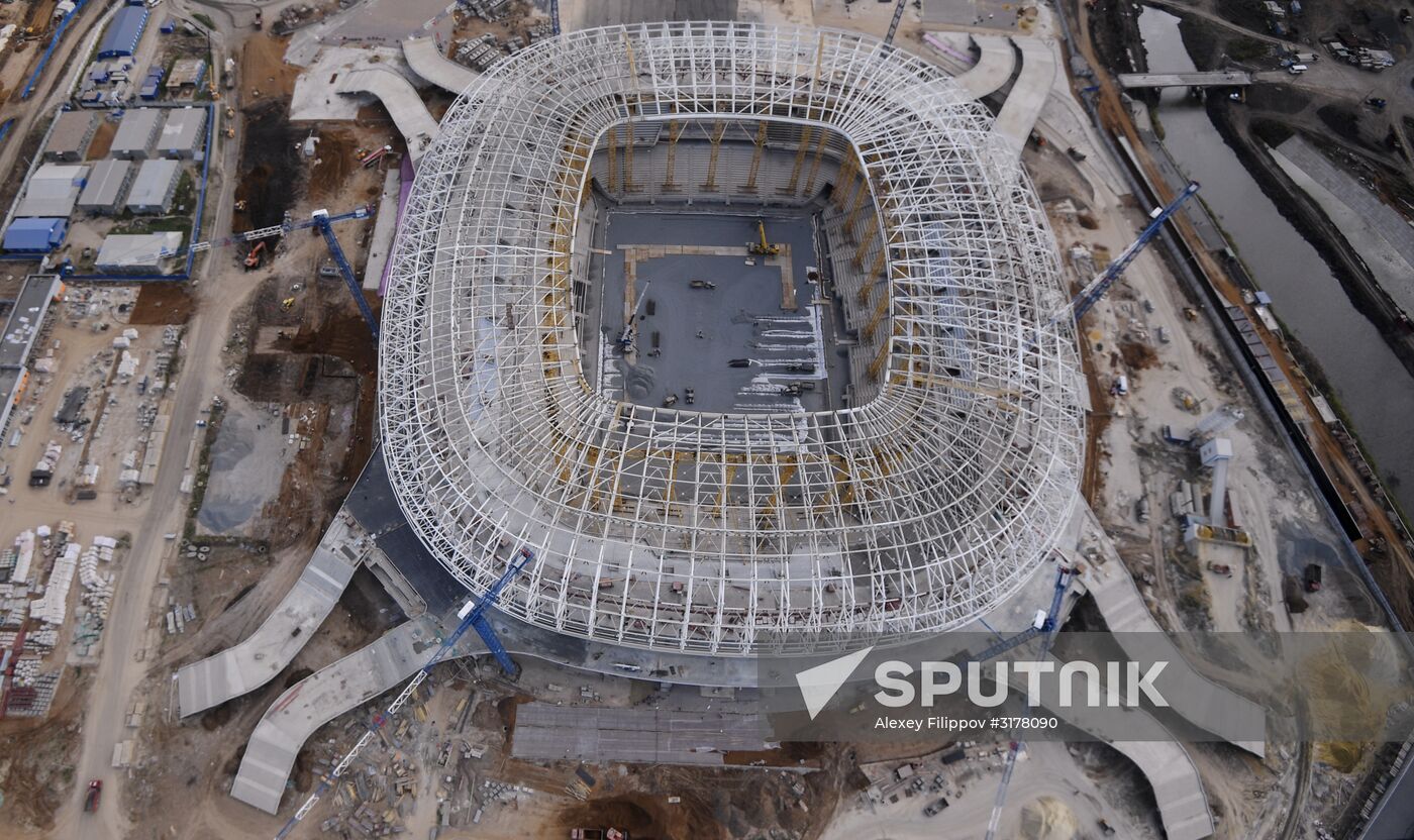 Construction of Mordovia Arena