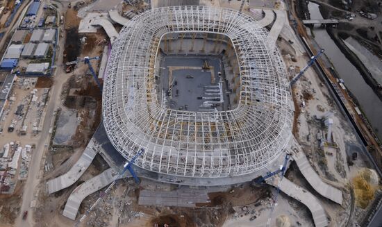 Construction of Mordovia Arena