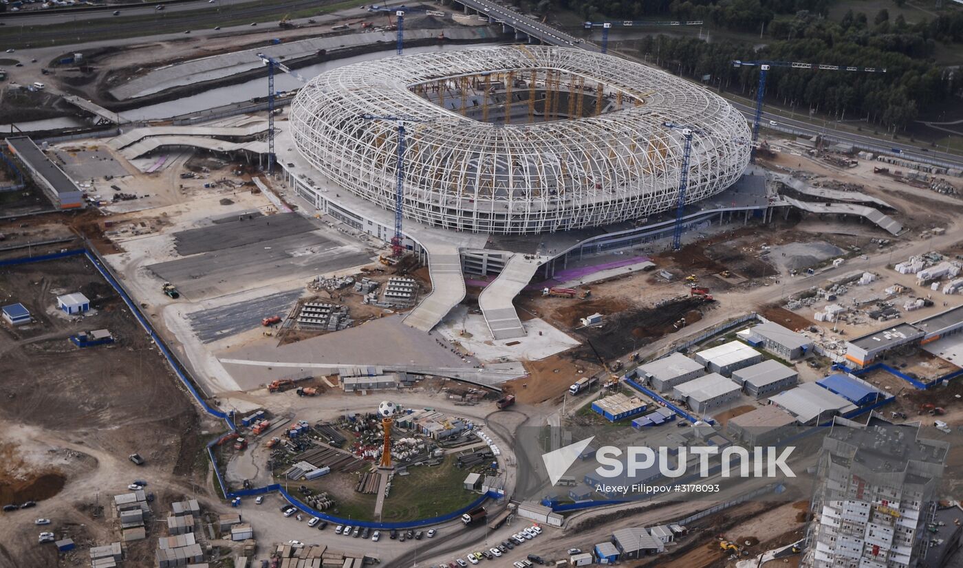 Construction of Mordovia Arena