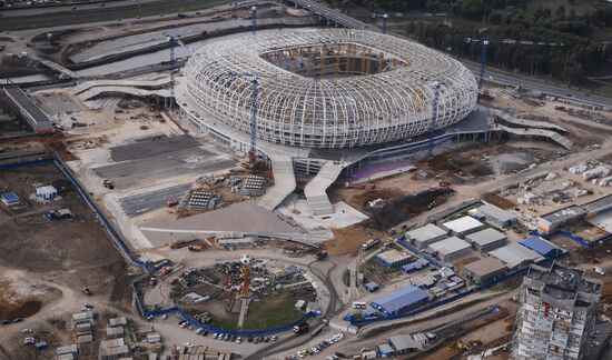 Construction of Mordovia Arena