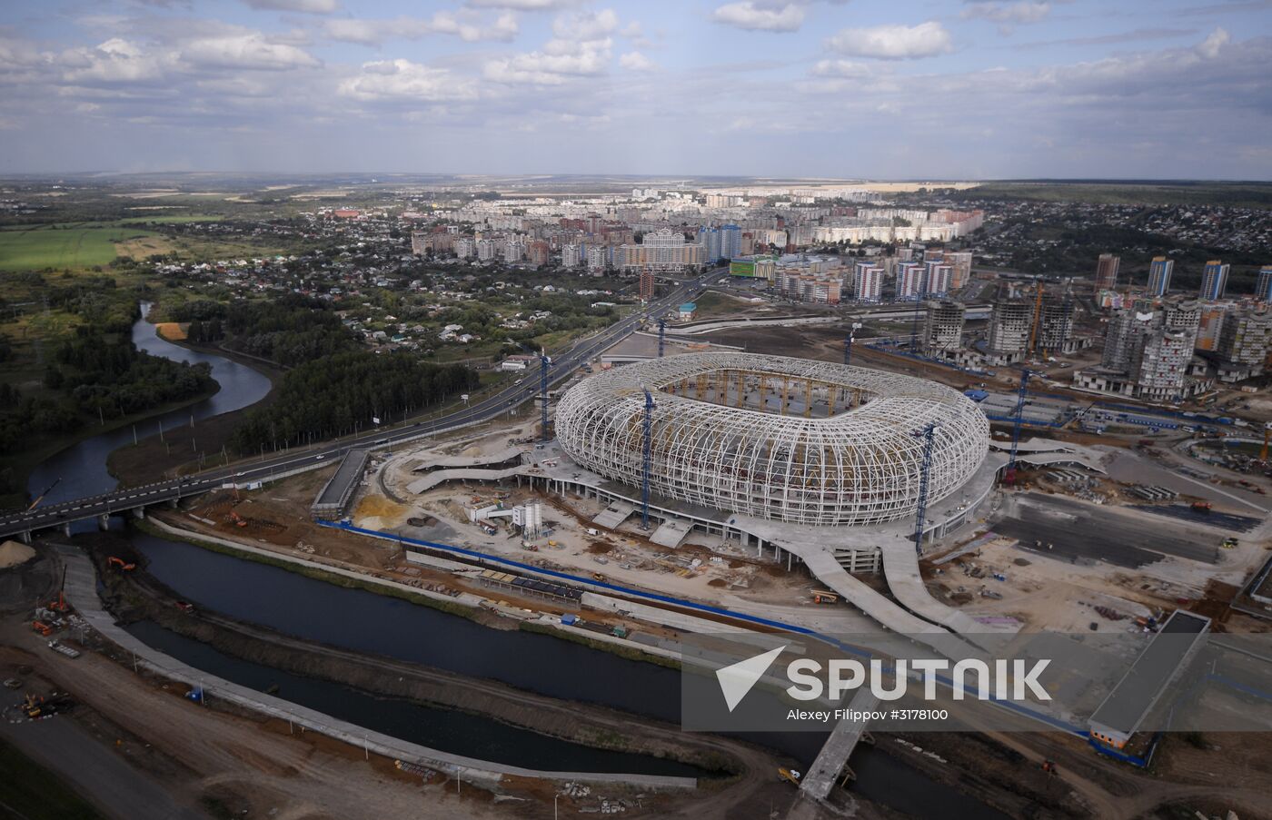 Construction of Mordovia Arena