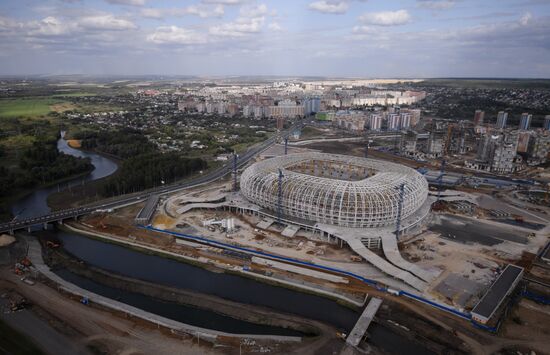 Construction of Mordovia Arena